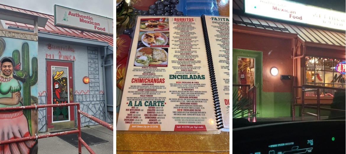 Mi Finca Mexican Restaurant Menu