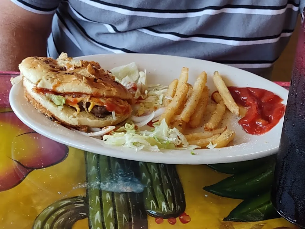 Burger and Fries