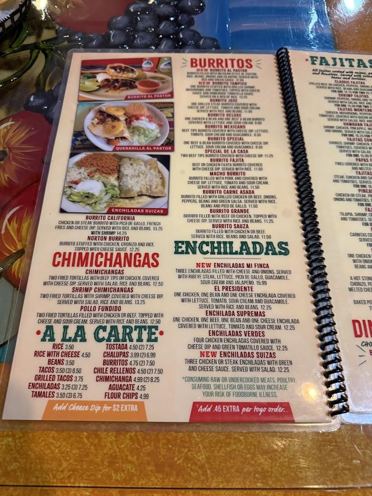 Mi Finca Mexican Restaurant Menu image 1